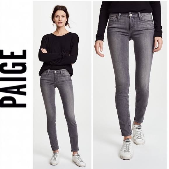 PAIGE Denim - Paige verdugo Ankle Grey Jeans
